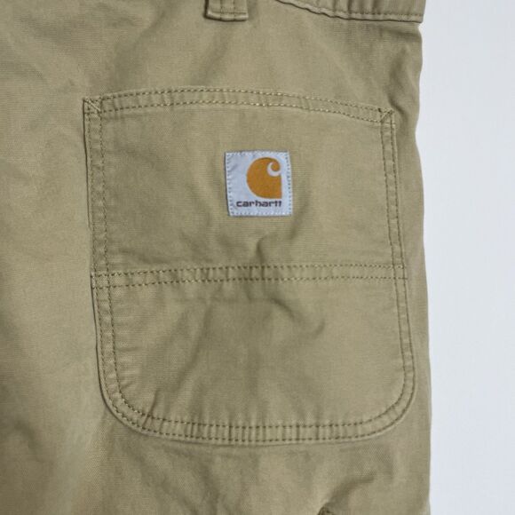 Carhartt Pants Size 38X30 Brown Denim Relaxed Fit Work Wear Outdoors Chore - Picture 2 of 5